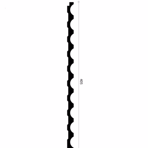 Стеновая панель под покраску Alpine Walls LineArt ECO81031 2900×405×18