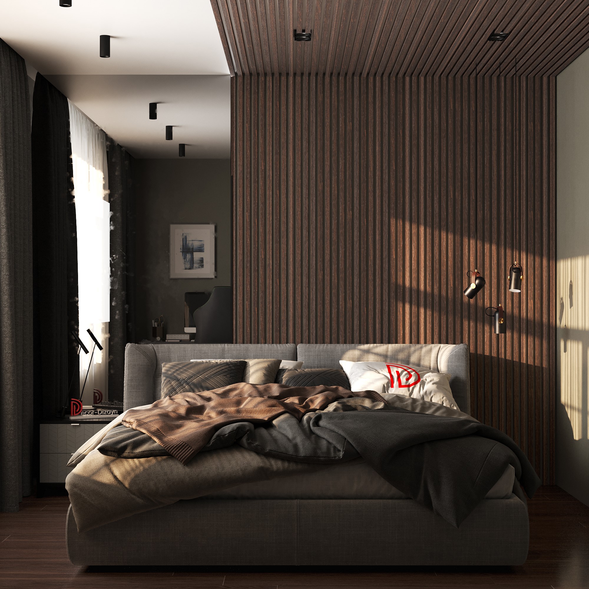 Рейка декоративная Decor-Dizayn 611-73SH 3000×30×20 фото в интерьере