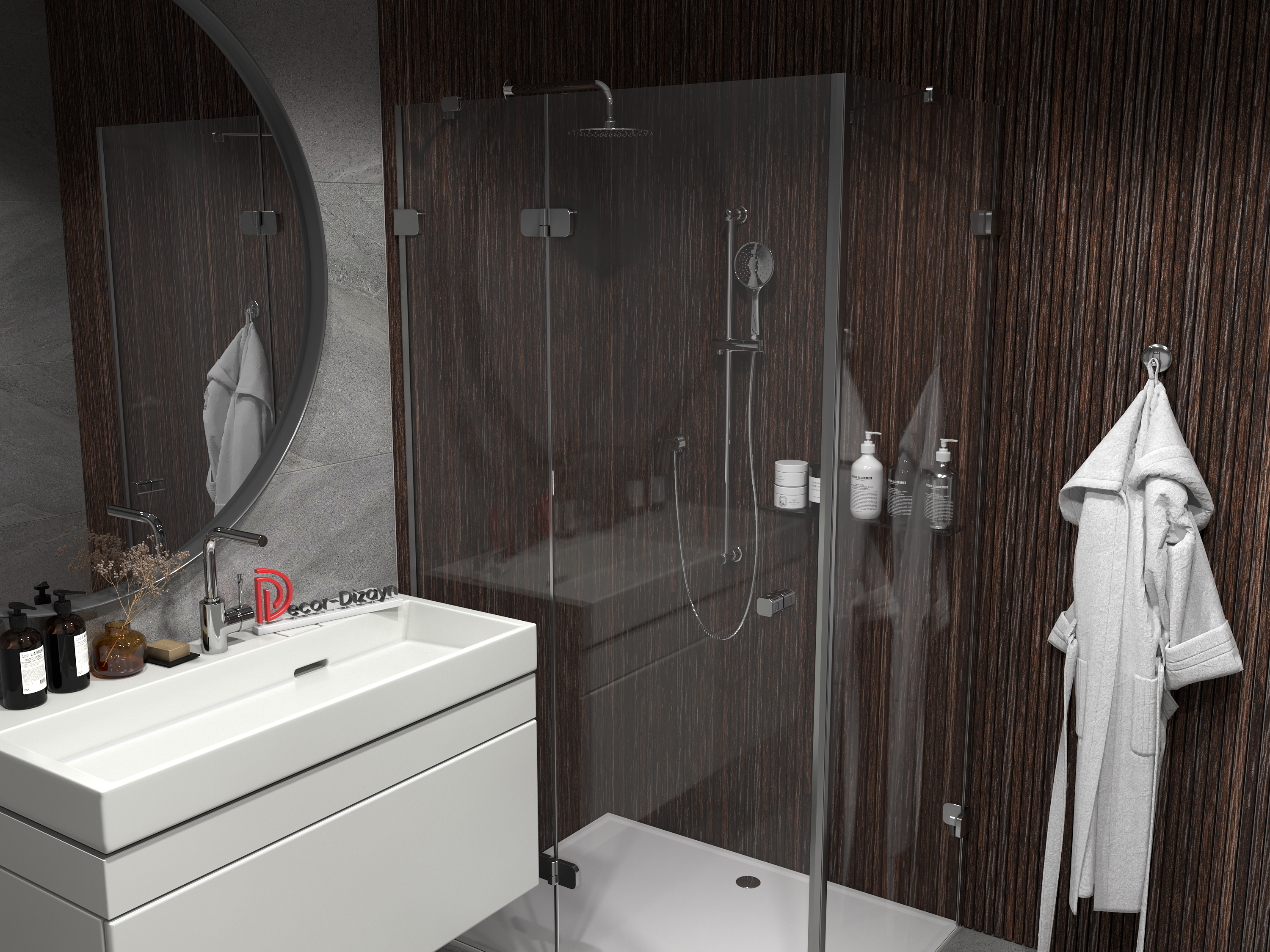 Рейка декоративная Decor-Dizayn 611-73SH 3000×30×20 фото в интерьере