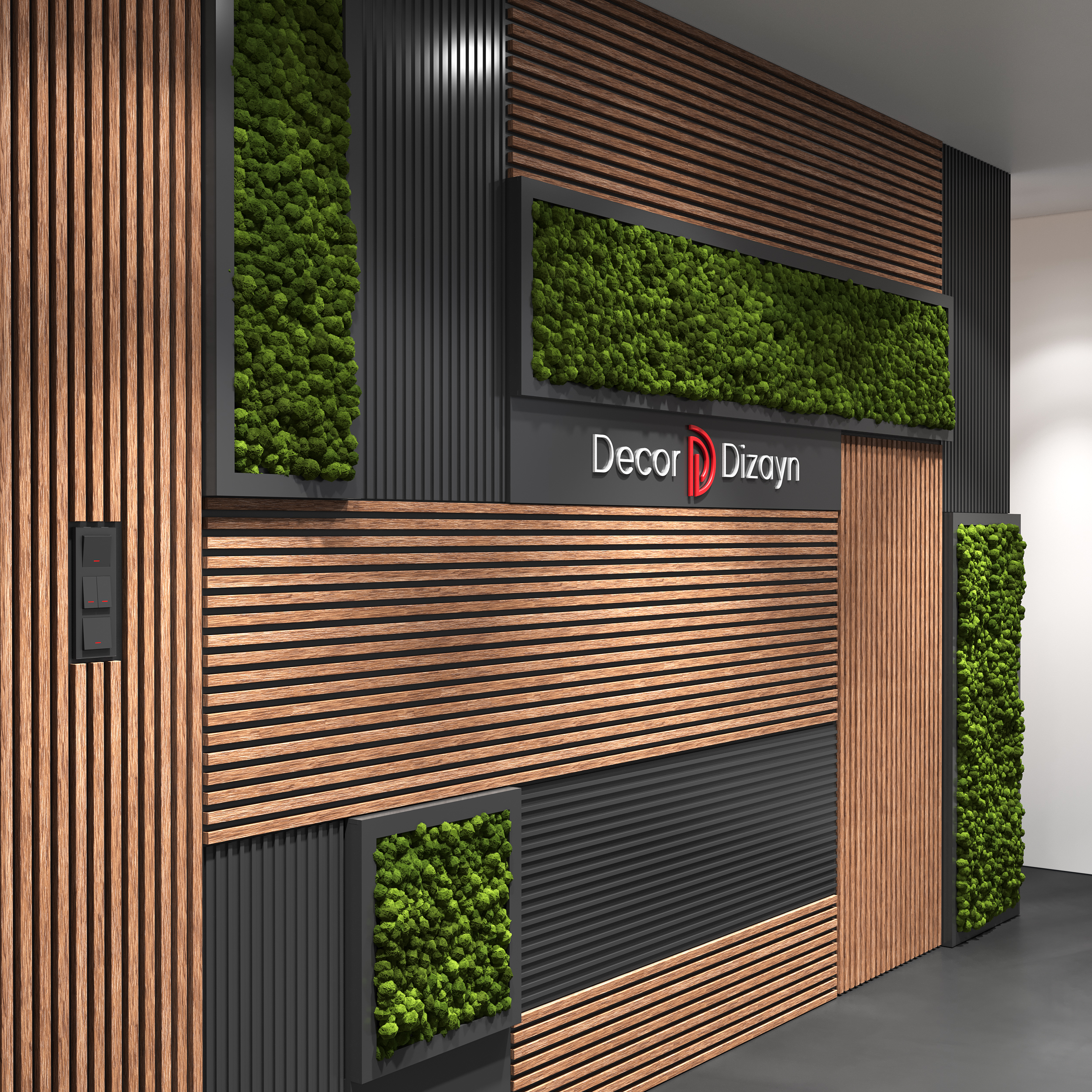 Рейка декоративная Decor-Dizayn 611-83SH 3000×30×20 фото в интерьере