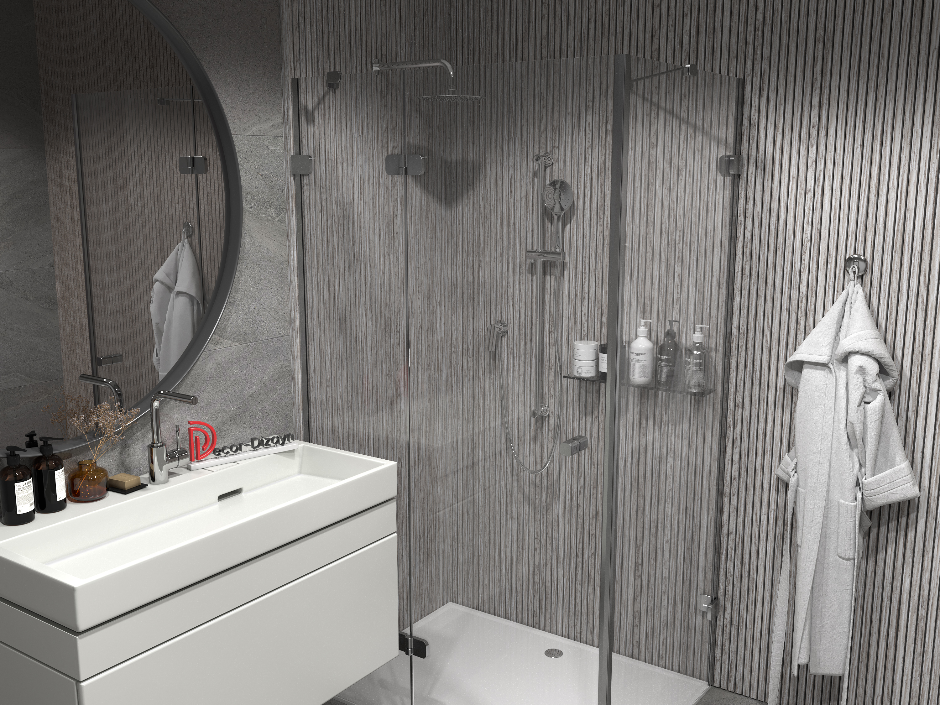 Рейка декоративная Decor-Dizayn 611-89SH 3000×30×20 фото в интерьере