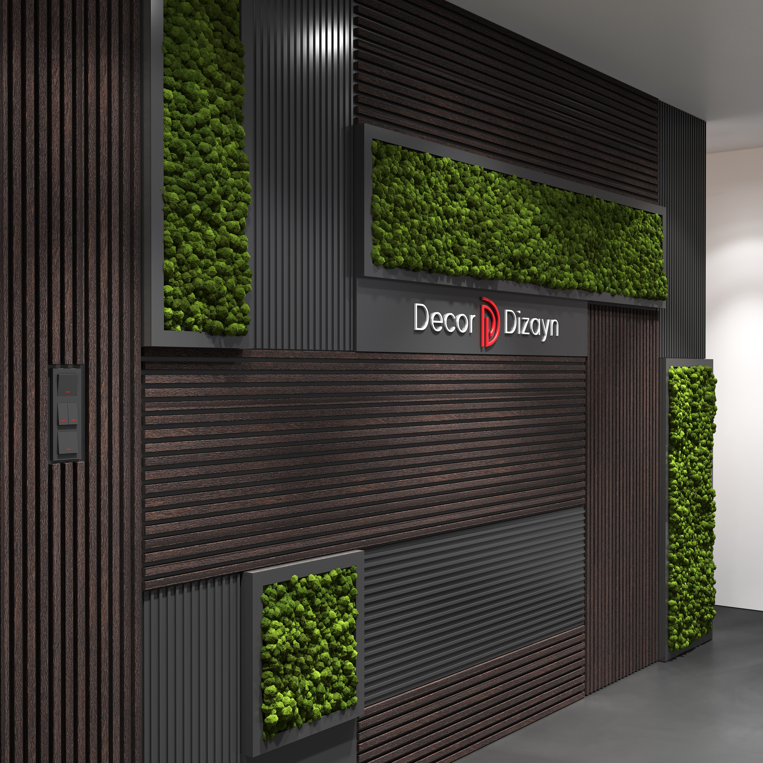 Рейка декоративная Decor-Dizayn 611-93SH 3000×30×20 фото в интерьере