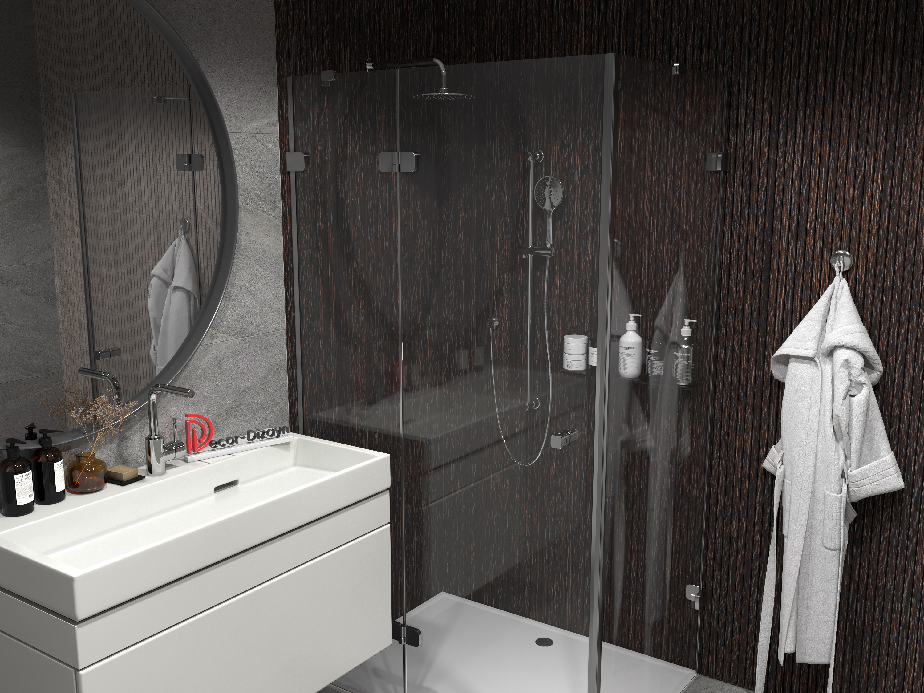 Рейка декоративная Decor-Dizayn 611-93SH 3000×30×20 фото в интерьере