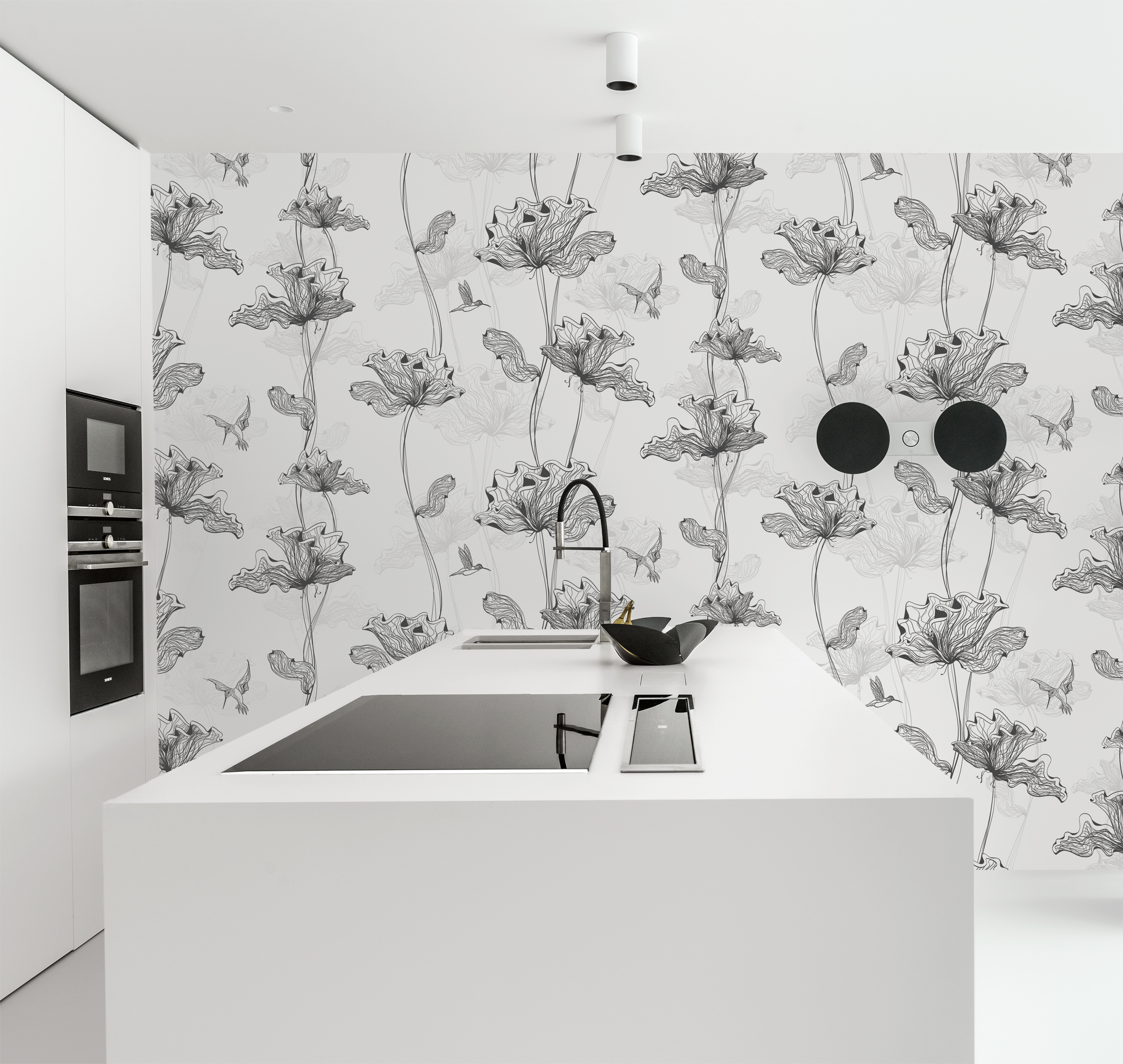 Обои Milassa Ambient Aura AM8 001/3 10,05×1 фото в интерьере