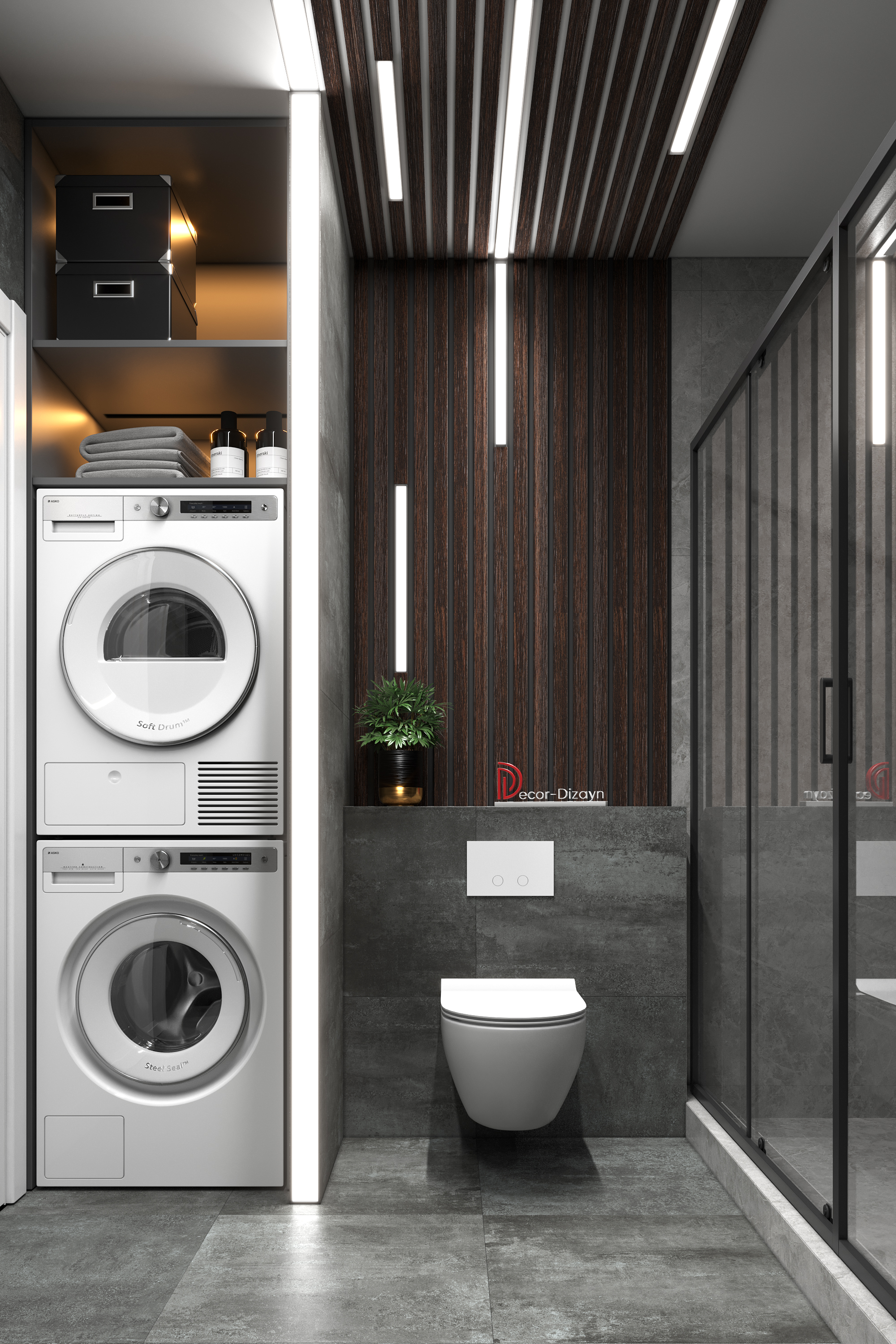 Рейка декоративная Decor-Dizayn 618-73SH 3000×40×15 фото в интерьере