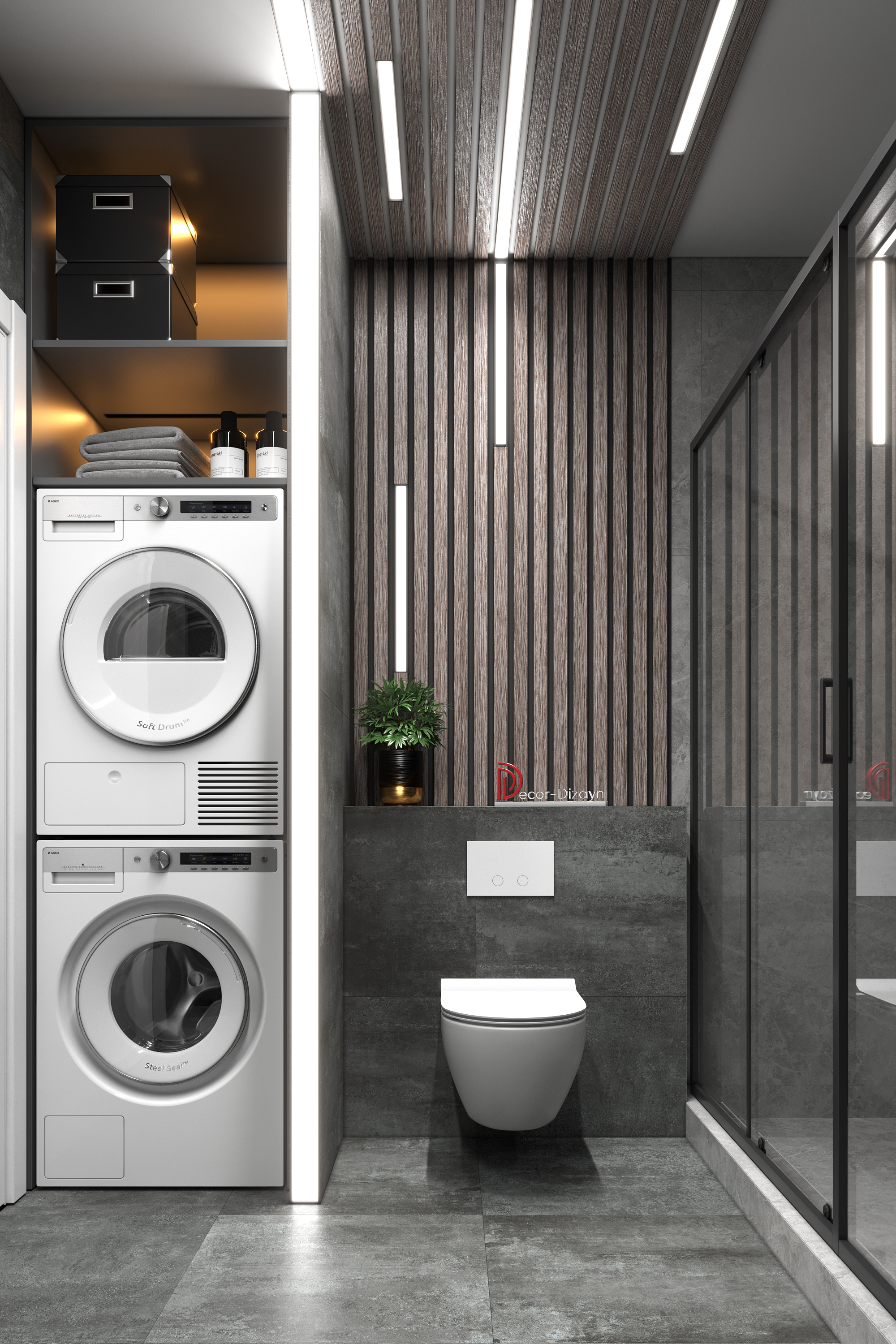 Рейка декоративная Decor-Dizayn 618-80SH 3000×40×15 фото в интерьере