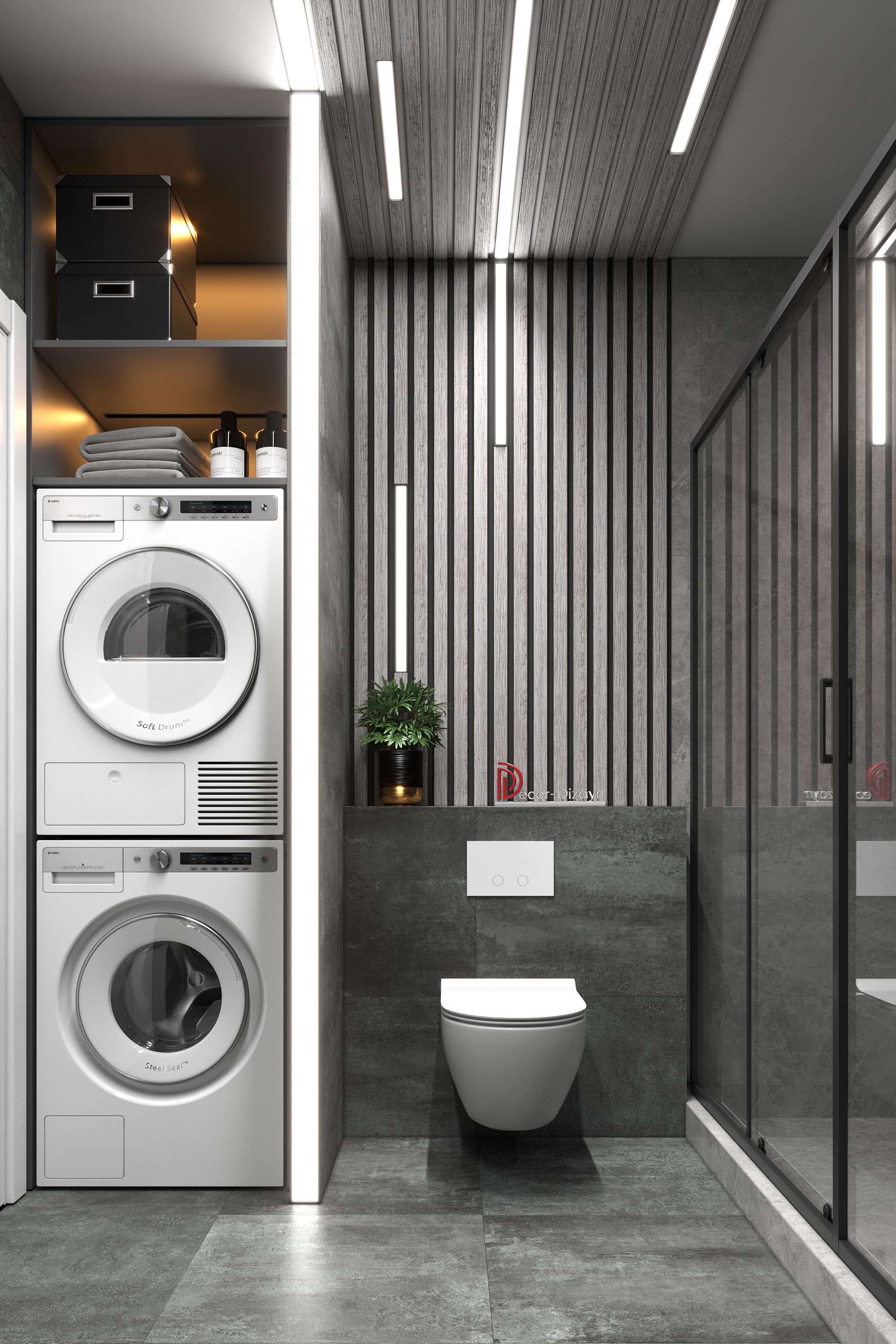 Рейка декоративная Decor-Dizayn 618-89SH 3000×40×15 фото в интерьере