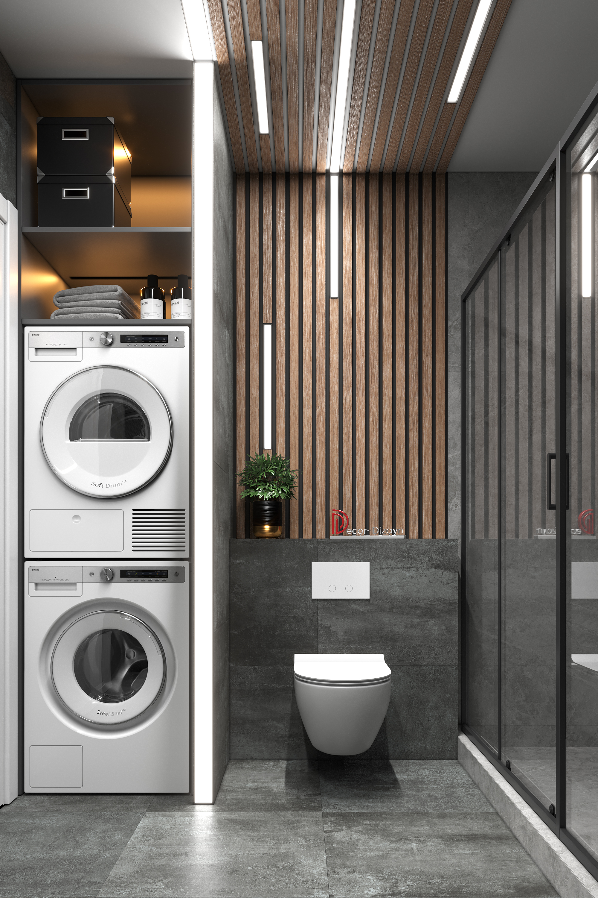 Рейка декоративная Decor-Dizayn 618-90SH 3000×40×15 фото в интерьере