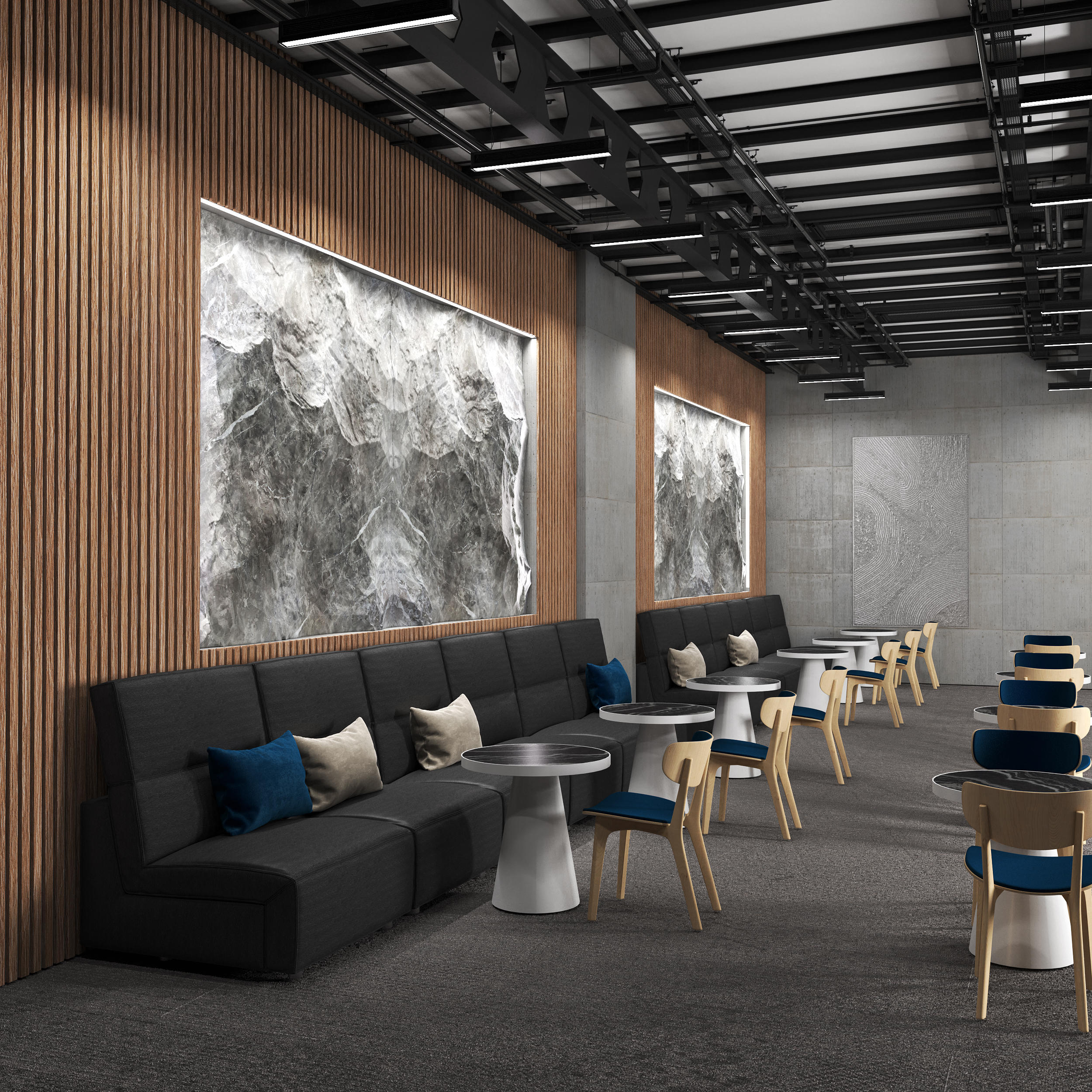 Рейка декоративная Decor-Dizayn 618-90SH 3000×40×15 фото в интерьере