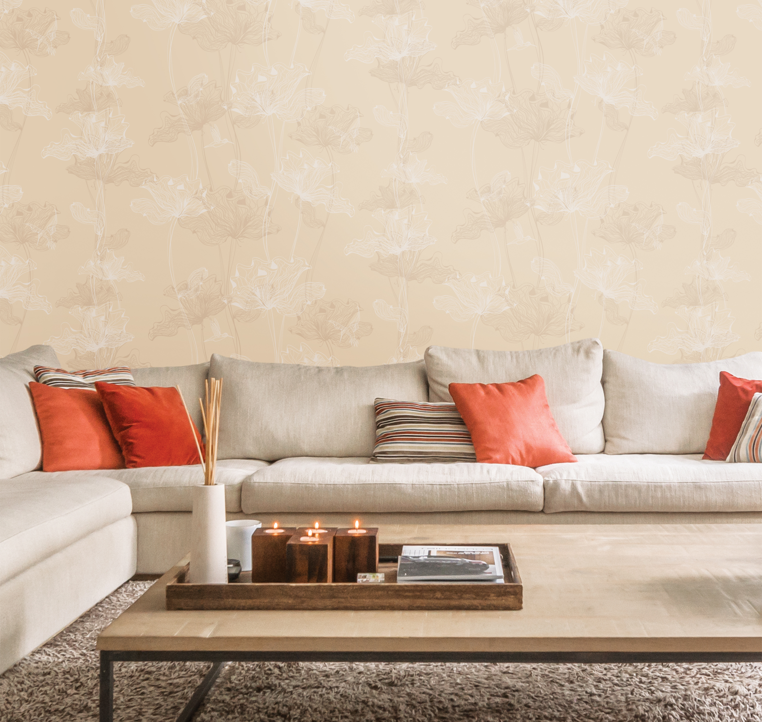 Обои Milassa Ambient Aura AM8 002 10,05×1 фото в интерьере