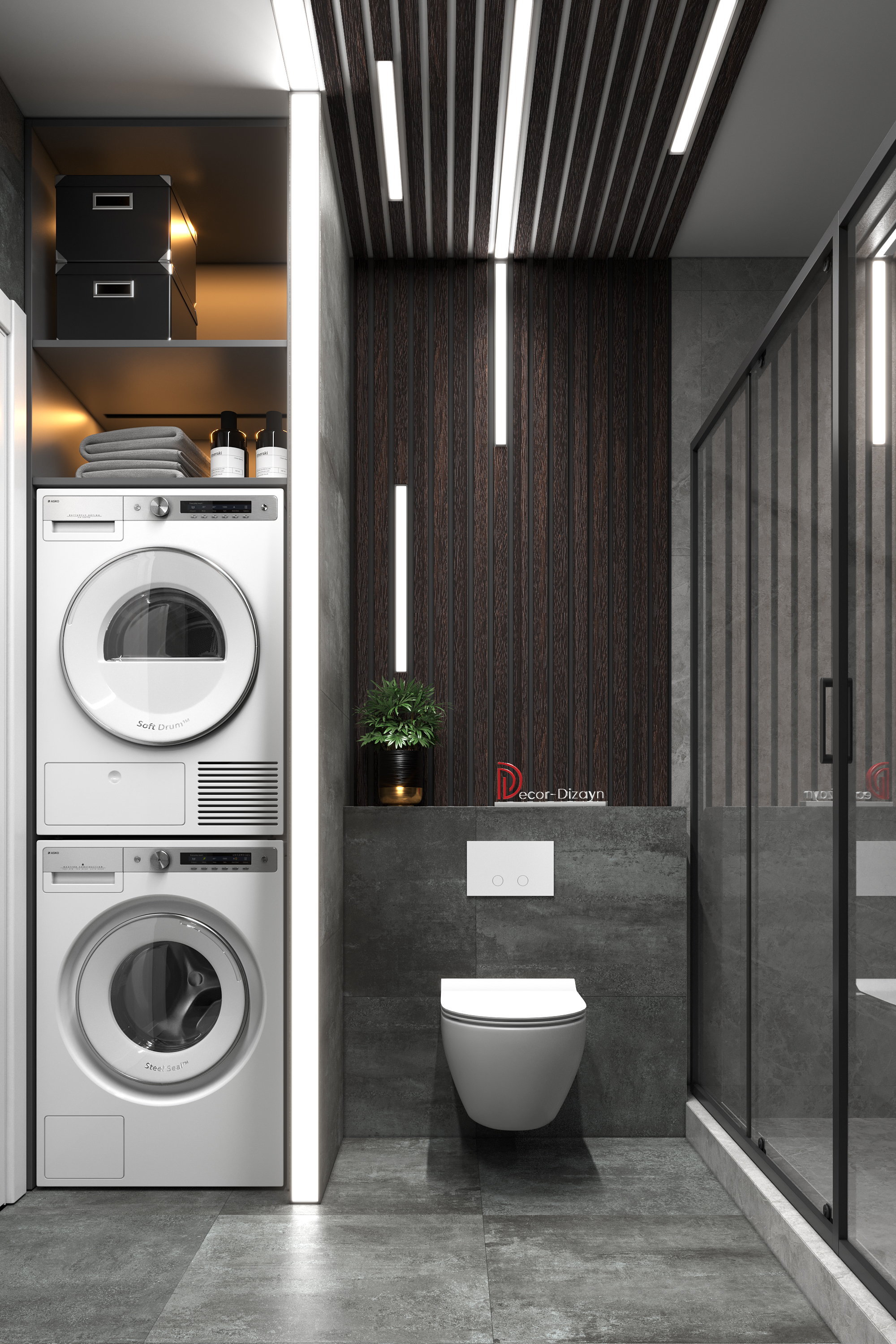 Рейка декоративная Decor-Dizayn 618-93SH 3000×40×15 фото в интерьере