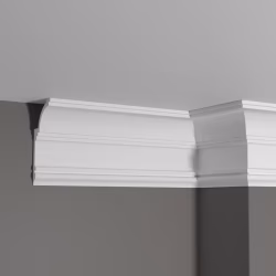 Потолочный плинтус под покраску Decor-Dizayn Грани DD517 2000×60×120