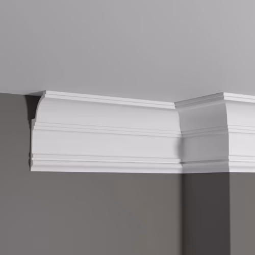 Потолочный плинтус под покраску Decor-Dizayn Грани DD517 2000×60×120