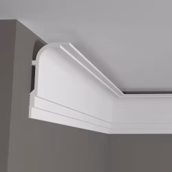 Потолочный плинтус под покраску Decor-Dizayn Грани DD516 2000×60×120