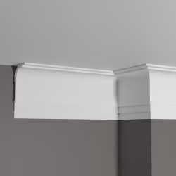 Потолочный плинтус под покраску Decor-Dizayn Грани DD516 2000×60×120