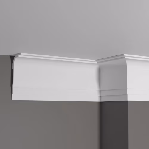 Потолочный плинтус под покраску Decor-Dizayn Грани DD516 2000×60×120