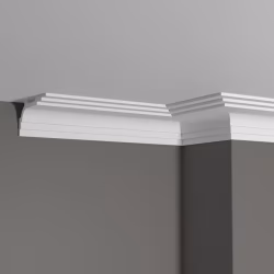 Потолочный плинтус под покраску Decor-Dizayn Грани DD515 2000×50×100