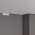 Потолочный плинтус под покраску Decor-Dizayn DD26 2000×19×19