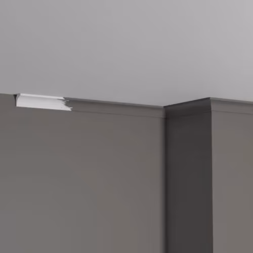 Потолочный плинтус под покраску Decor-Dizayn DD26 2000×19×19