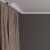Потолочный плинтус под покраску Decor-Dizayn DD26 2000×19×19 фото в интерьере