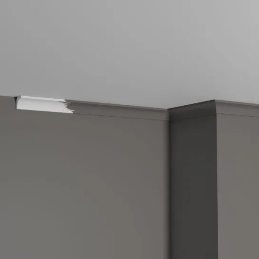 Потолочный плинтус под покраску Decor-Dizayn DD26 2000×19×19