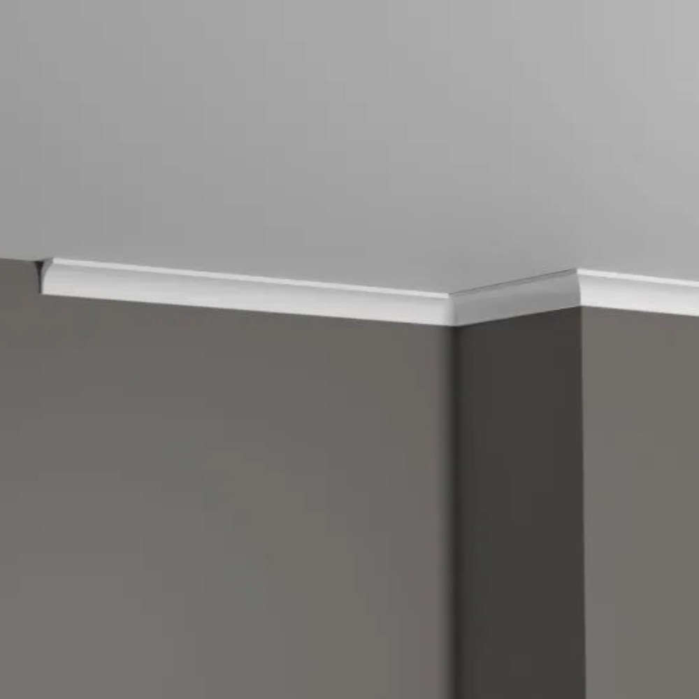 Потолочный плинтус под покраску Decor-Dizayn DD26 2000×19×19