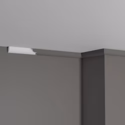 Потолочный плинтус под покраску Decor-Dizayn DD02 2000×12×19