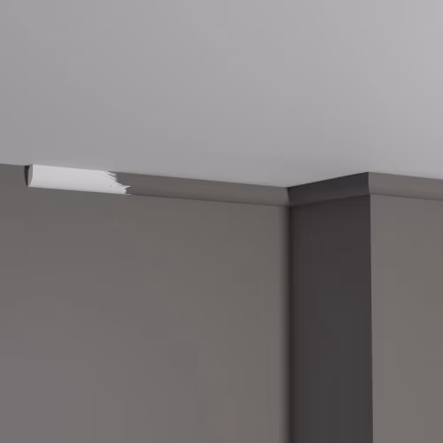 Потолочный плинтус под покраску Decor-Dizayn DD02 2000×12×19