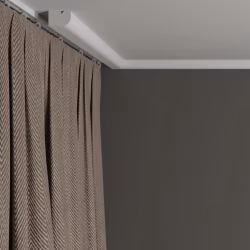 Потолочный плинтус под покраску Decor-Dizayn DD02 2000×12×19