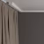 Потолочный плинтус под покраску Decor-Dizayn DD02 2000×12×19 фото в интерьере
