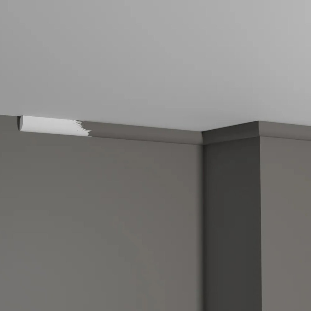 Потолочный плинтус под покраску Decor-Dizayn DD02 2000×12×19