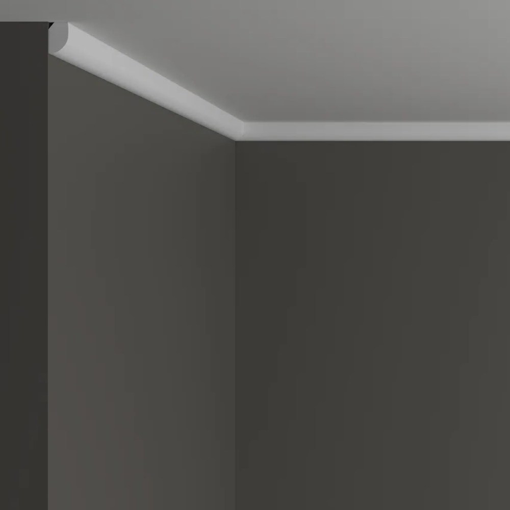 Потолочный плинтус под покраску Decor-Dizayn DD02 2000×12×19