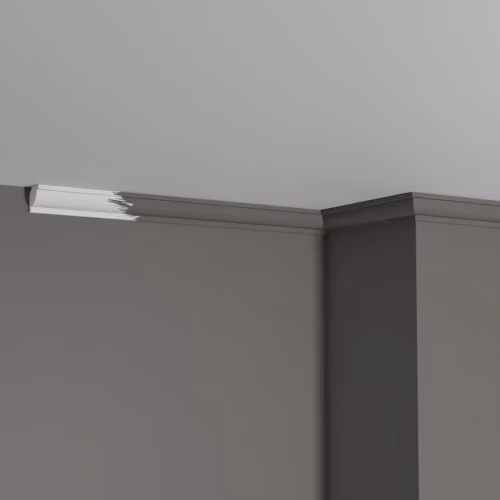 Потолочный плинтус под покраску Decor-Dizayn DD38 2000×20×20