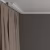 Потолочный плинтус под покраску Decor-Dizayn DD38 2000×20×20 фото в интерьере
