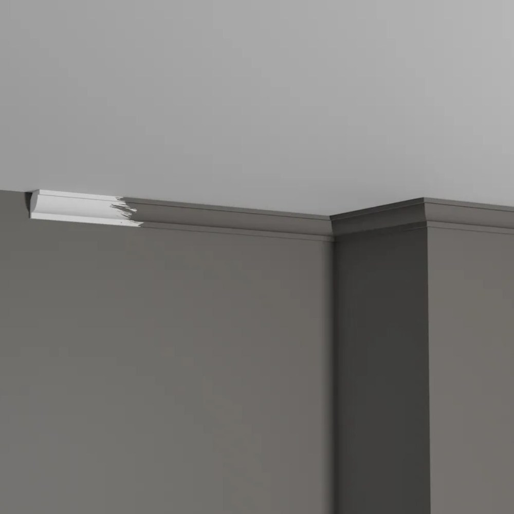Потолочный плинтус под покраску Decor-Dizayn DD38 2000×20×20