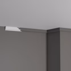 Потолочный плинтус под покраску Decor-Dizayn DD09 2000×14×21