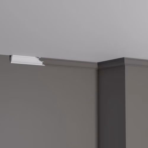 Потолочный плинтус под покраску Decor-Dizayn DD09 2000×14×21