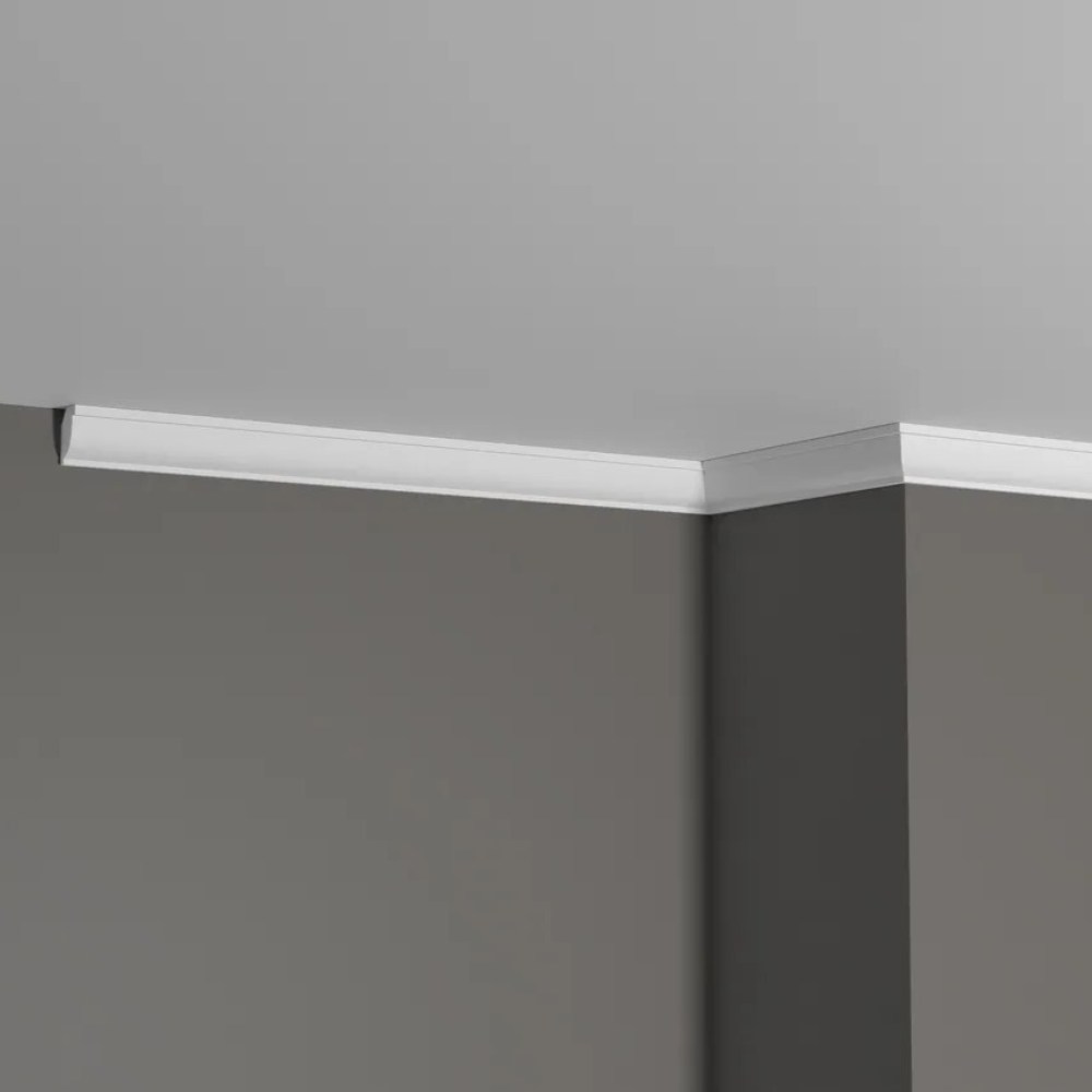 Потолочный плинтус под покраску Decor-Dizayn DD09 2000×14×21
