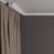 Потолочный плинтус под покраску Decor-Dizayn DD34 2000×15×25 фото в интерьере