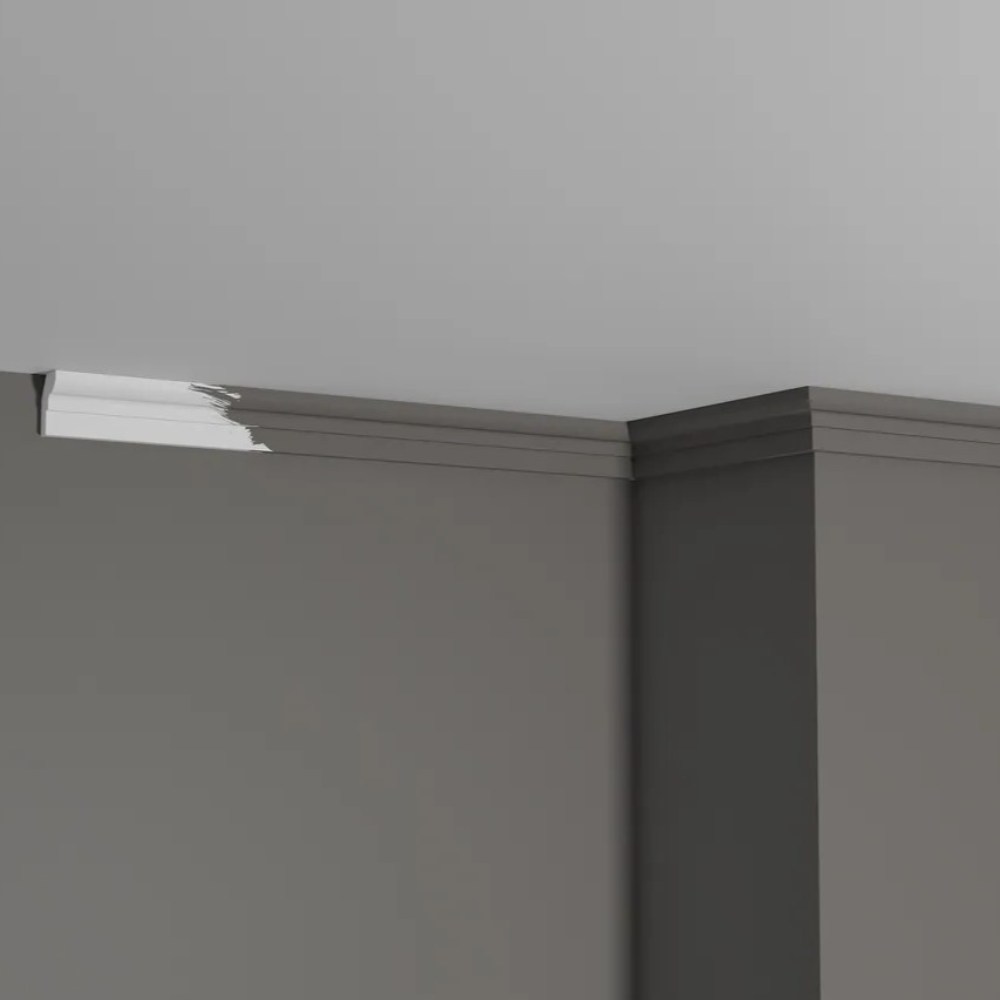 Потолочный плинтус под покраску Decor-Dizayn DD34 2000×15×25