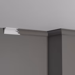 Потолочный плинтус под покраску Decor-Dizayn DD37 2000×30×30