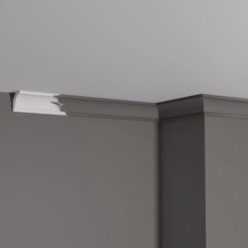 Потолочный плинтус под покраску Decor-Dizayn DD37 2000×30×30