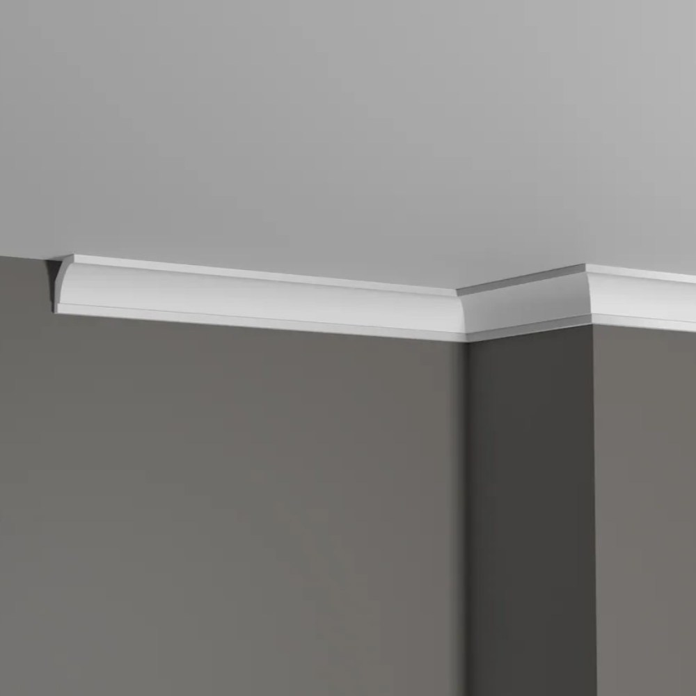 Потолочный плинтус под покраску Decor-Dizayn DD37 2000×30×30