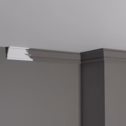 Потолочный плинтус под покраску Decor-Dizayn DD24 2000×24×39