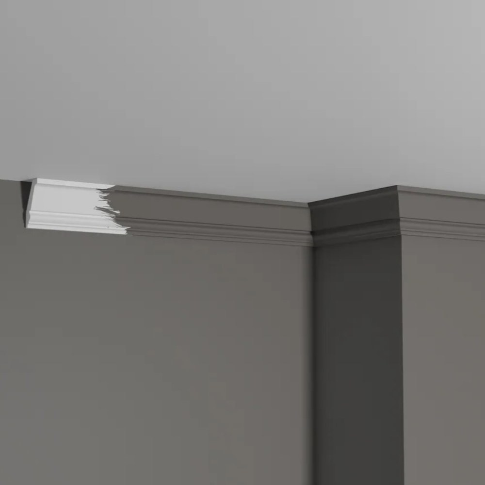 Потолочный плинтус под покраску Decor-Dizayn DD24 2000×24×39