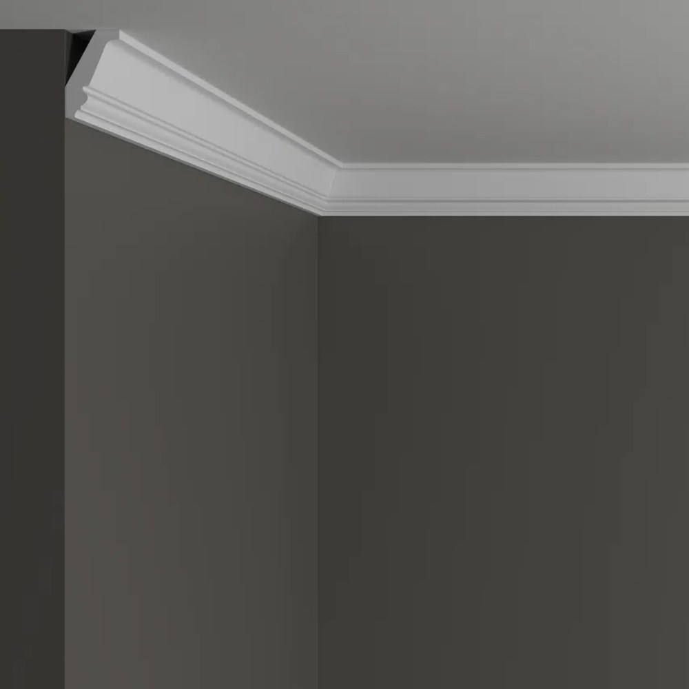 Потолочный плинтус под покраску Decor-Dizayn DD24 2000×24×39