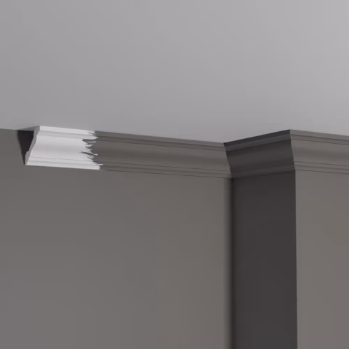 Потолочный плинтус под покраску Decor-Dizayn DD21 2000×44×40