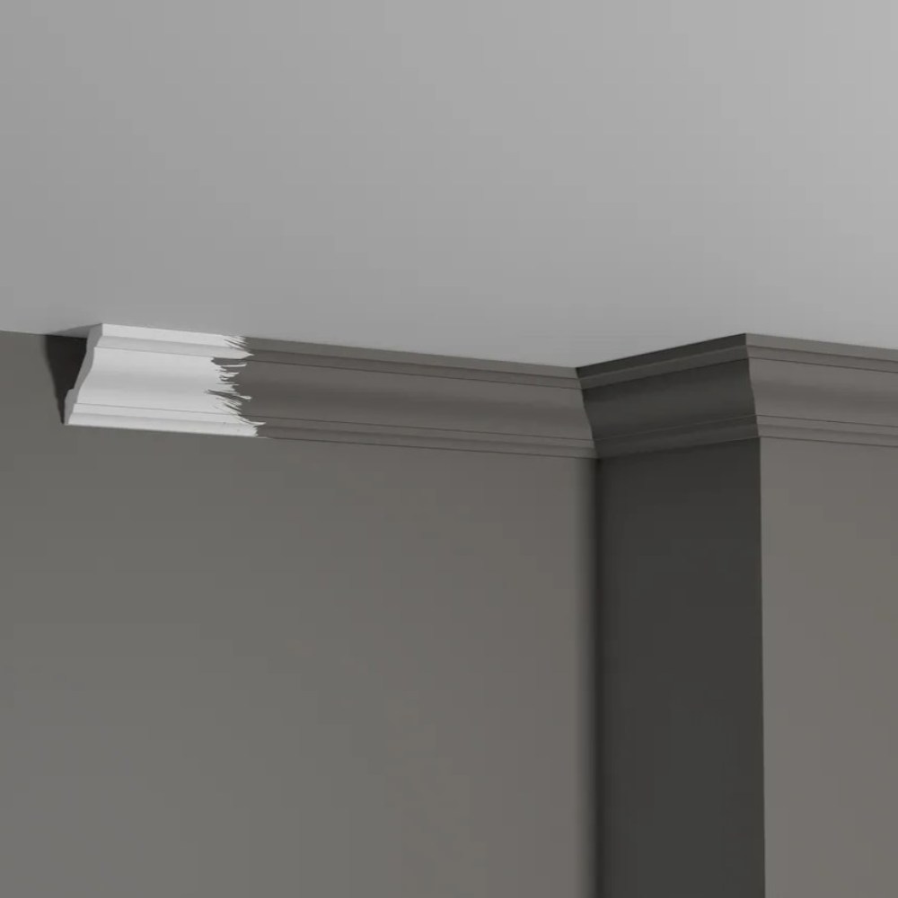 Потолочный плинтус под покраску Decor-Dizayn DD21 2000×44×40