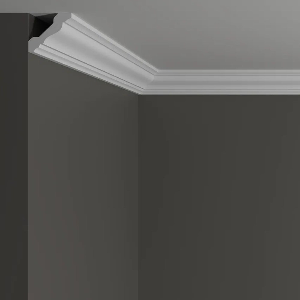Потолочный плинтус под покраску Decor-Dizayn DD21 2000×44×40