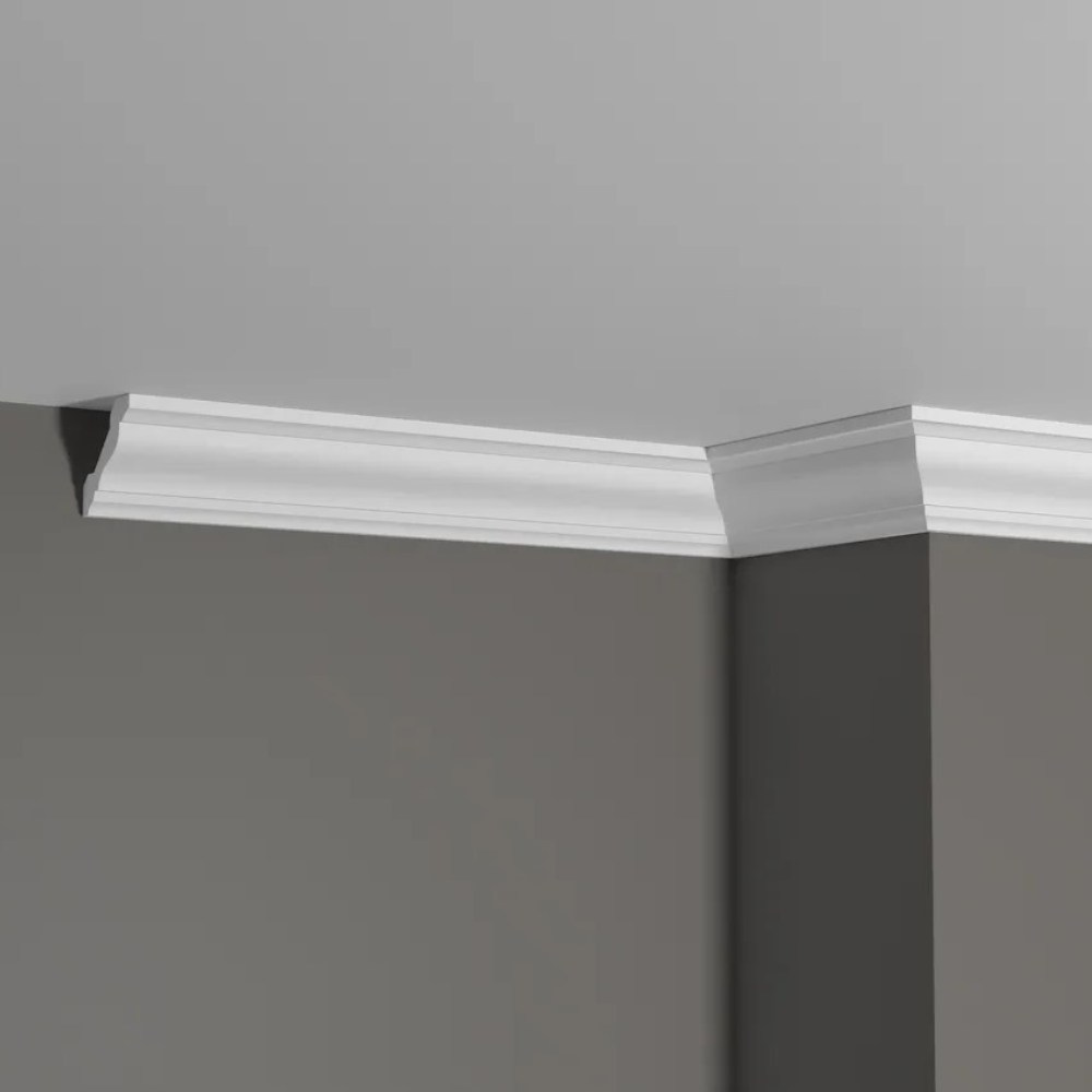Потолочный плинтус под покраску Decor-Dizayn DD21 2000×44×40